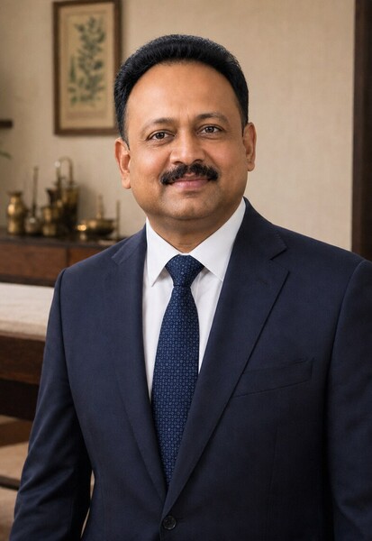 Physician portrait in a treatment room